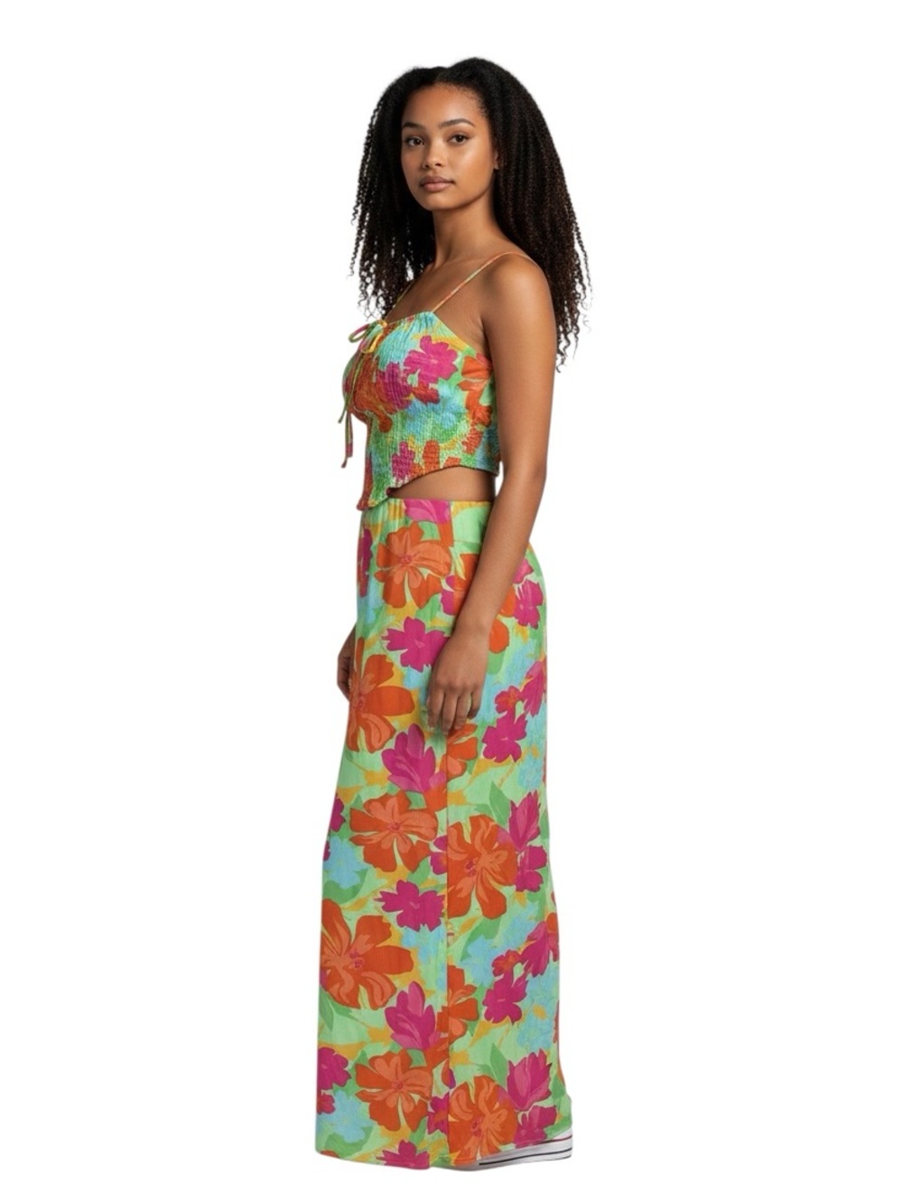 SABO Designed In Australia Adelina Tropical Floral Cutout Dress
